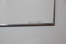 Frank Stella numbered and signed print 74/75