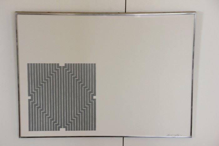 Frank Stella numbered and signed print 74/75