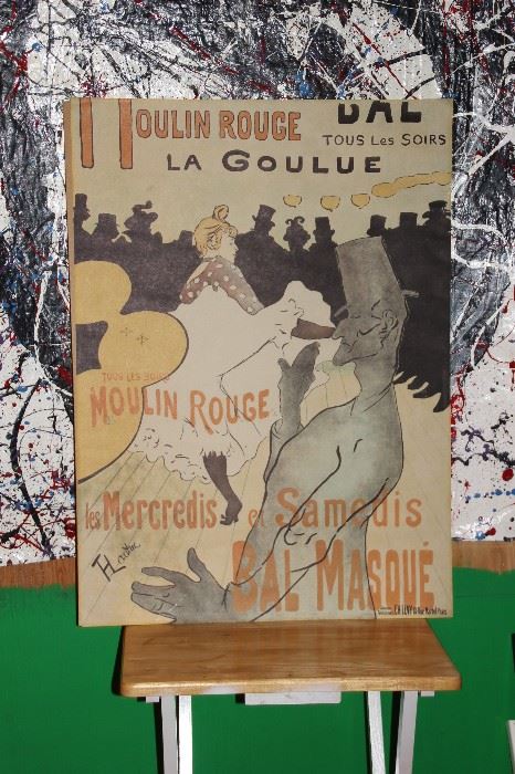 Original Toulouse-Lautrec Moulin Rouge Poster