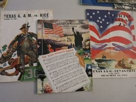 Texas A&M Football Programs, 1941, 1942, 1943