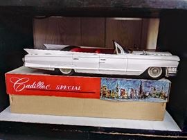 (Beautiful) Bandai Baby 17" Tin Friction With Box Very Hard To Find