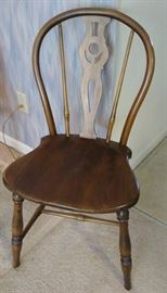 Antique Wood Side Chair