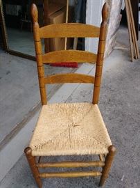 Antique Oak Side Chair