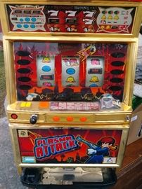 Vintage Arise Slot Machine (Works) With Key