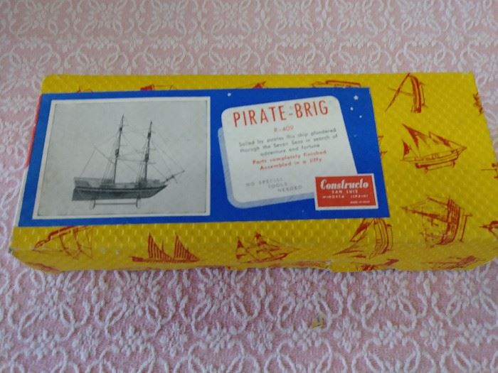 Vintage Wood Ship Kit