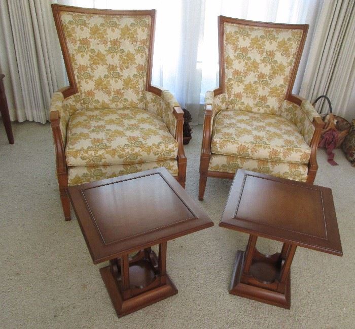 1970's chairs and tables