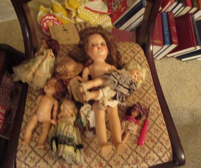 vintage dolls and doll clothes