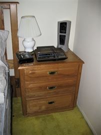 matching night stand, answering machine, Clock Radio, Lamp