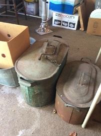Antique tubs with lids