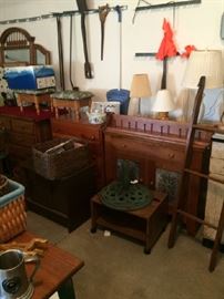 old dressers and tables