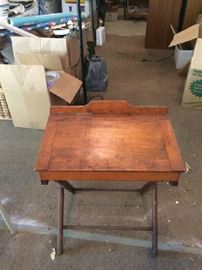 Antique Folding Kids Desk