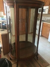 Antique Oak China Cabinet