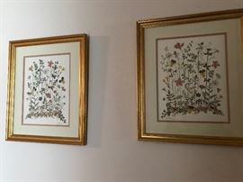 Flowers framed $5 each