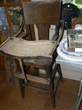 antique high chair