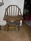 antique potty chair & granite potty