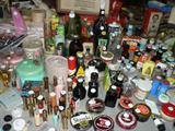 antique and vintage bottles and tins