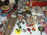 antique musical instruments, toys, doll clothes and more