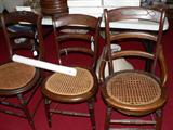 cane bottom chairs