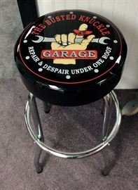 The Busted Knuckle Garage Stool