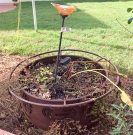 Georgia Bull Dogs Iron Planter/Pit