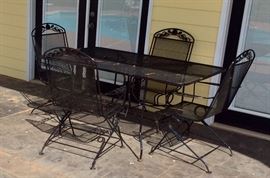 Iron Patio Set