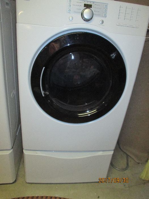 Maytag Front Loader Dryer on Pedalstal, MUST HAVE HELP TO MOVE 