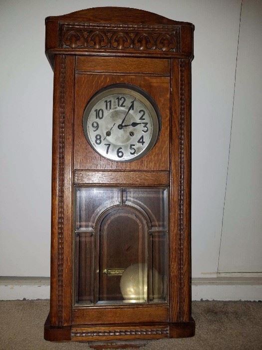 1800's wall clock