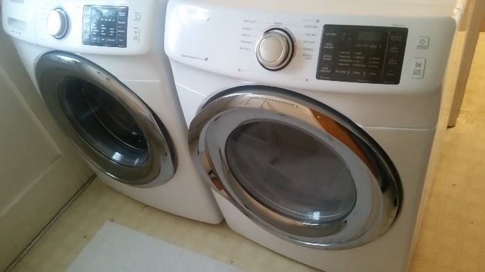 SAMSUNG 2016 front loading washer & dryer 
$800!
(Paid $1,600)