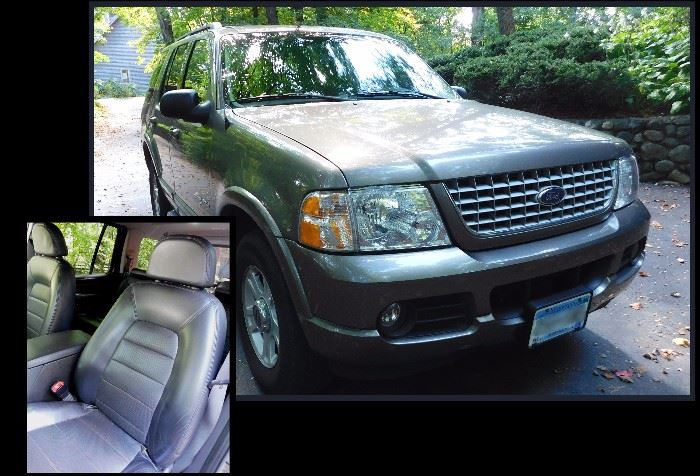 2002 Ford Explorer Limited, 4.6 V8, 117,000 miles. Fully loaded. Leather upholstery. No rust. 