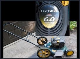 Craftsman walk behind 6hp, 22" mulcher mower