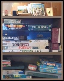 Toys and games Battleship, Clue, Sorry, Payday, Mille Bornes, Trivial Pursuit, Memory Puzzles, Shrek DVDs and more