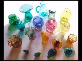  Glass including  figurines and some Fenton