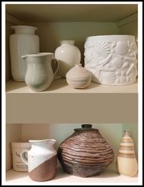  Handcrafted pottery 