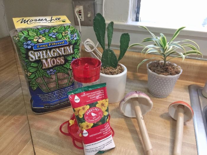 Plants and NEW, unopened gardening supplies