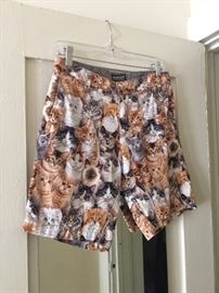 Crazy cat lady Rip & Dip shorts