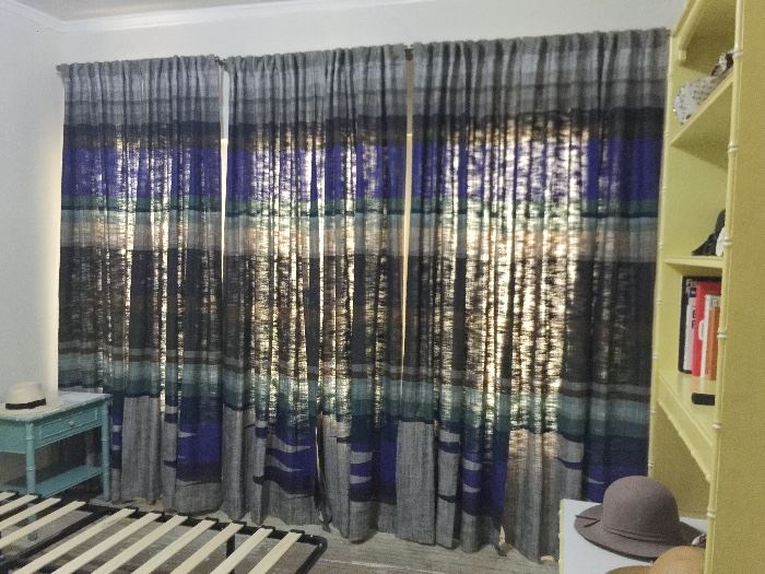 Amazing hand-woven Anthropologie curtains, only 6 months old