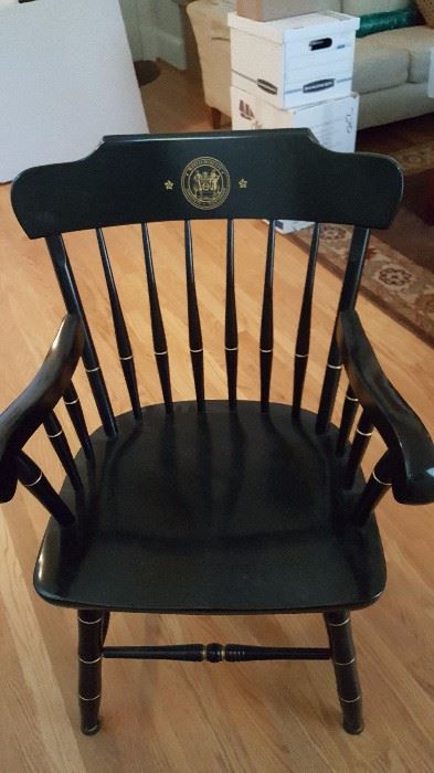 Vintage Black Hitchcock Chair