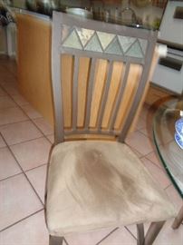 chair tht goes with round glass/metal table