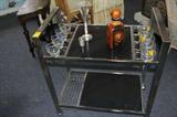 METAL TEA CART W/ACCES.
