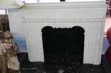 FIREPLACE MANTEL-MARBLE BASE