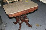 VINTAGE MARBLE TOP TABLE