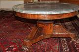 Marble Topped Paw Foot Coffee Table