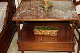 Marble Topped End Tables
