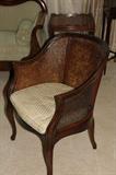 Caned Barrell Back Chair