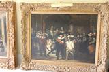 OIL ON CANVAS GOLD FRAME