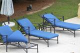 6 LOUNGERS WROUGHT IRON