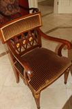 6 DINING ROOM ARM CHAIRS - SUPERB CONDITION