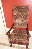 ITALIAN BAROQUE ARM CHAIR - HIGHLY CARVED