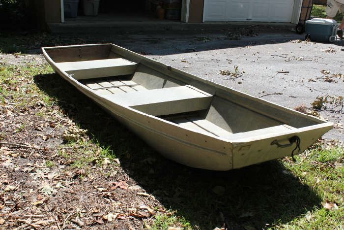 12 Foot Aluminum Flat Bottom Boat