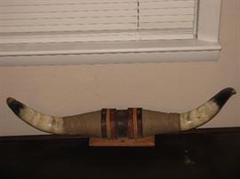 Bull Horn Wall Hanging